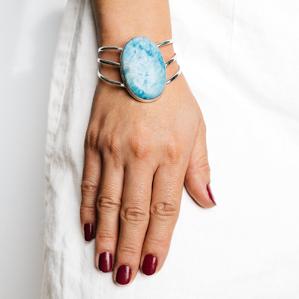 Larimar Bracelets handcrafted by Anasilvercos - BR90112 - Photo 2