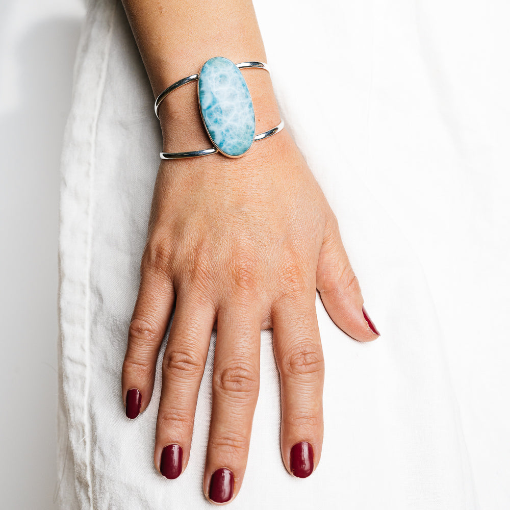Larimar Bracelets handcrafted by Anasilvercos - BR90113 - Photo 2
