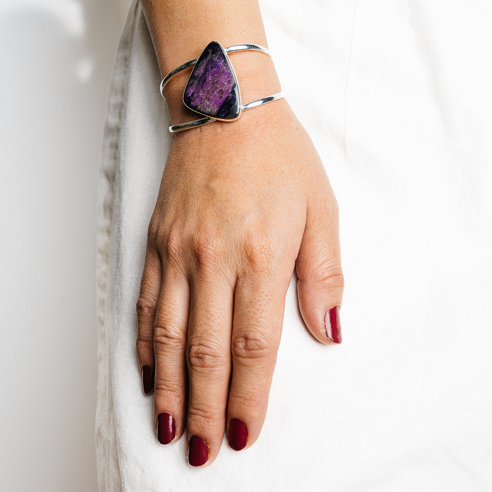 Sugilite Bracelets handcrafted by Anasilvercos - BR90134 - Photo 2