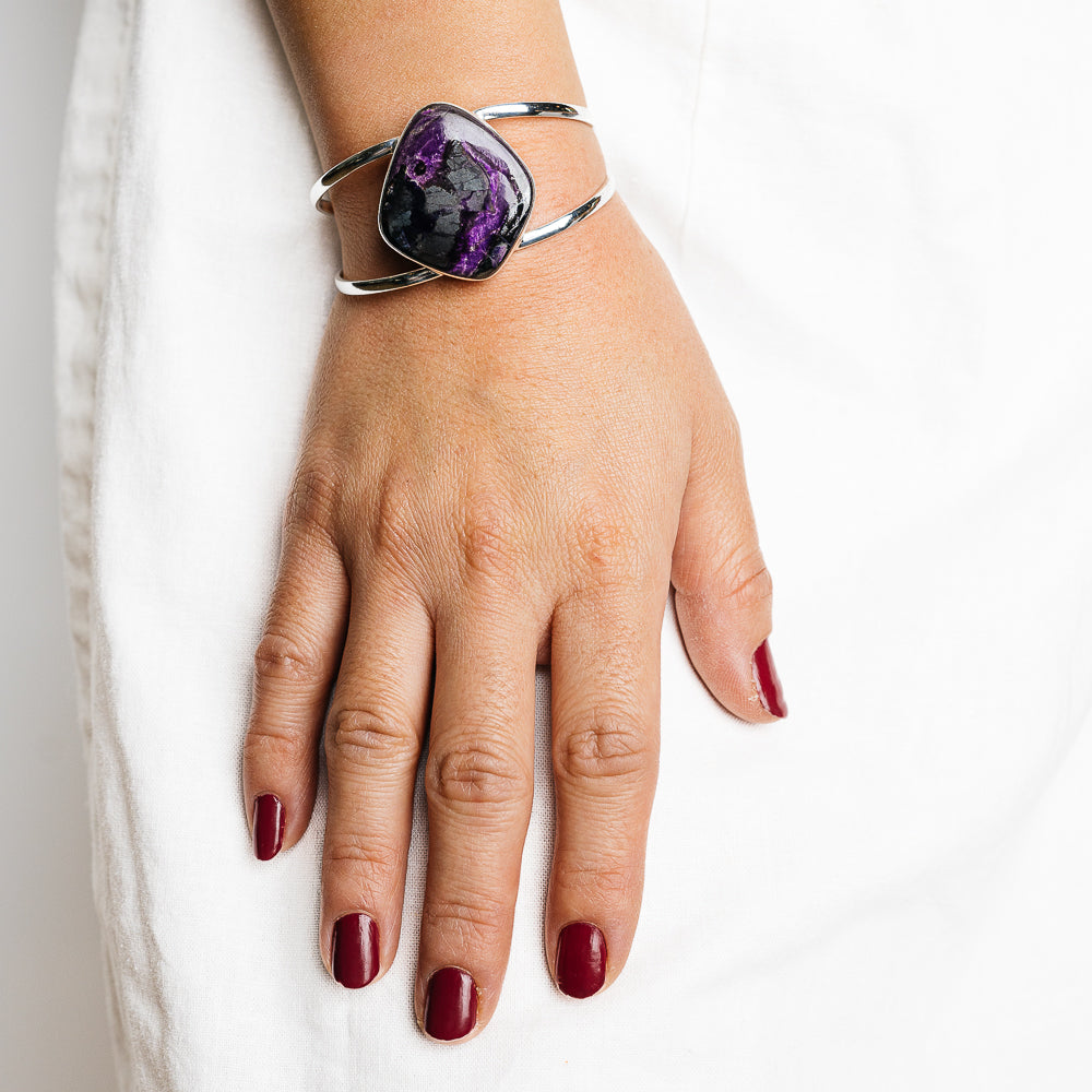 Sugilite Bracelets handcrafted by Anasilvercos - BR90143 - Photo 2