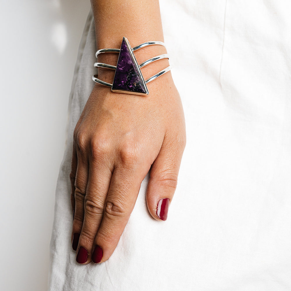 Sugilite Bracelets handcrafted by Anasilvercos - BR90148 - Photo 2