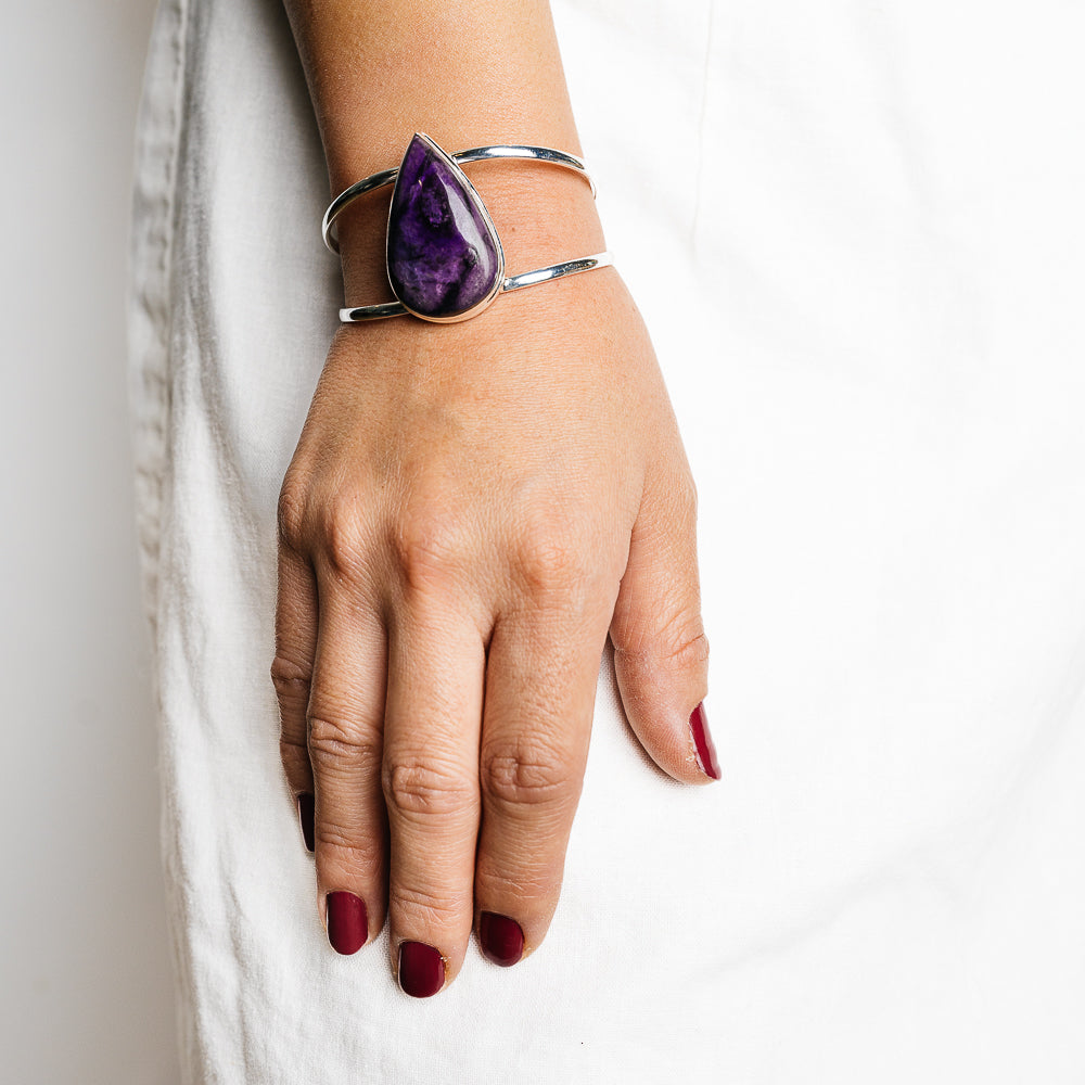 Sugilite Bracelets handcrafted by Anasilvercos - BR90149 - Photo 2