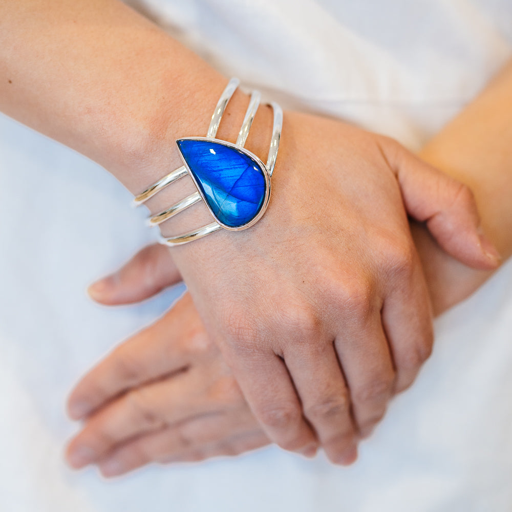 Labradorite Bracelets handcrafted by Anasilvercos - BR90154 - Photo 2