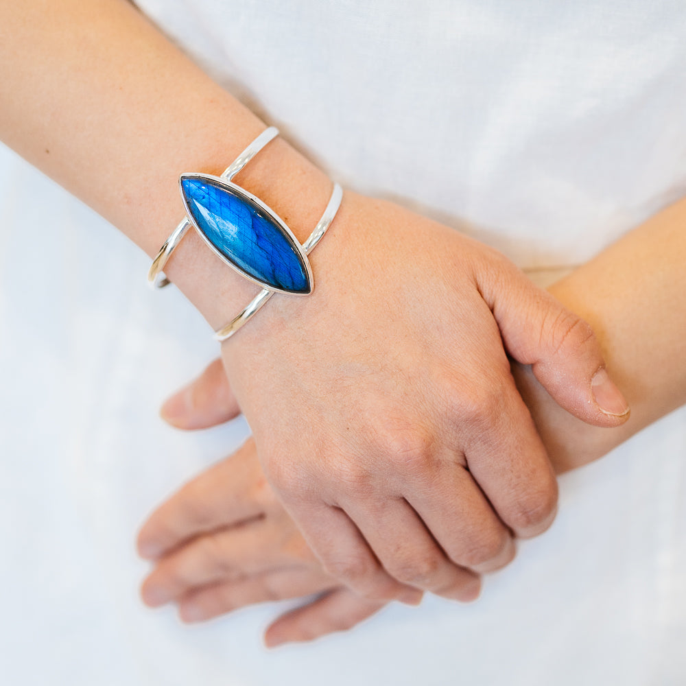 Labradorite Bracelets handcrafted by Anasilvercos - BR90157 - Photo 2