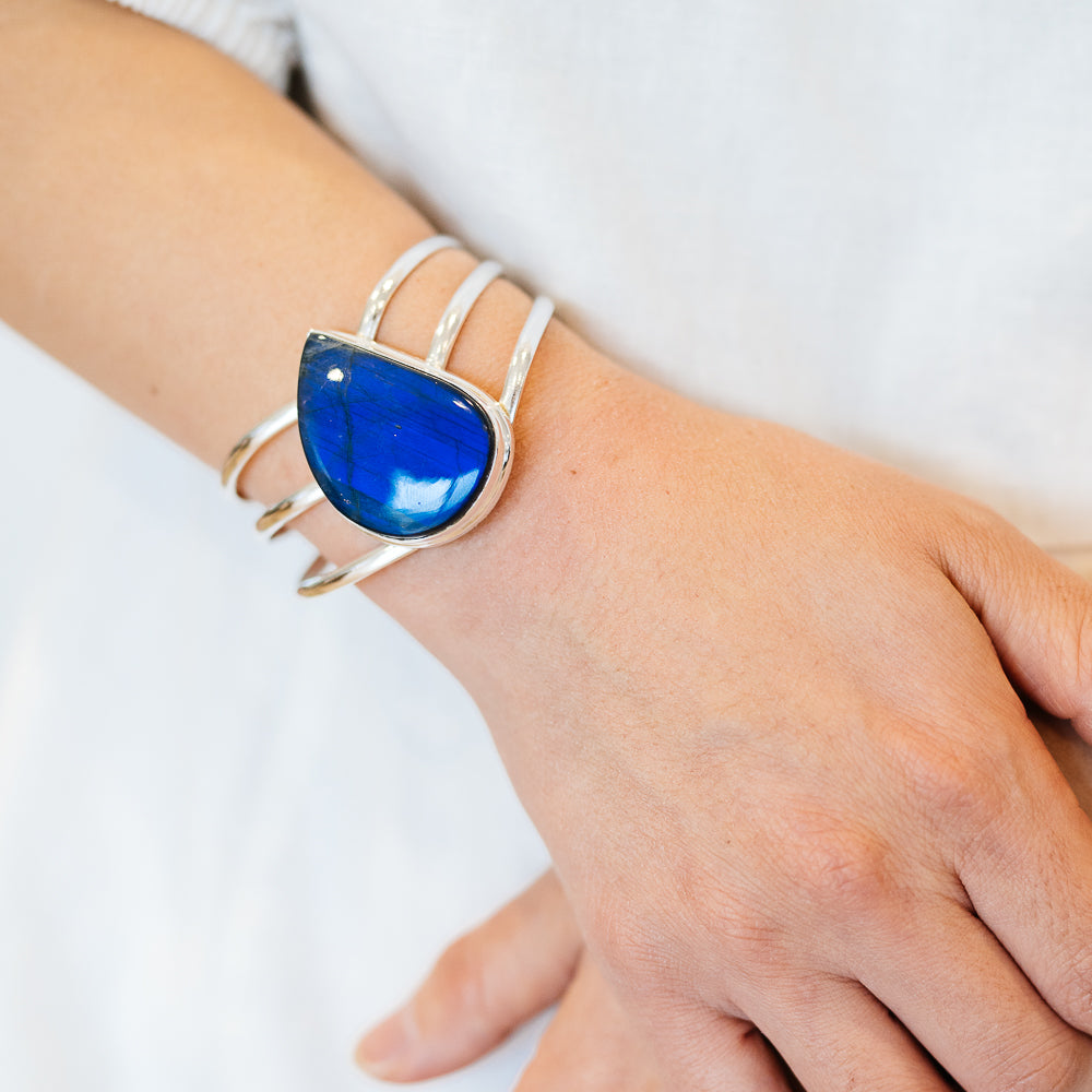 Labradorite Bracelets handcrafted by Anasilvercos - BR90161 - Photo 2