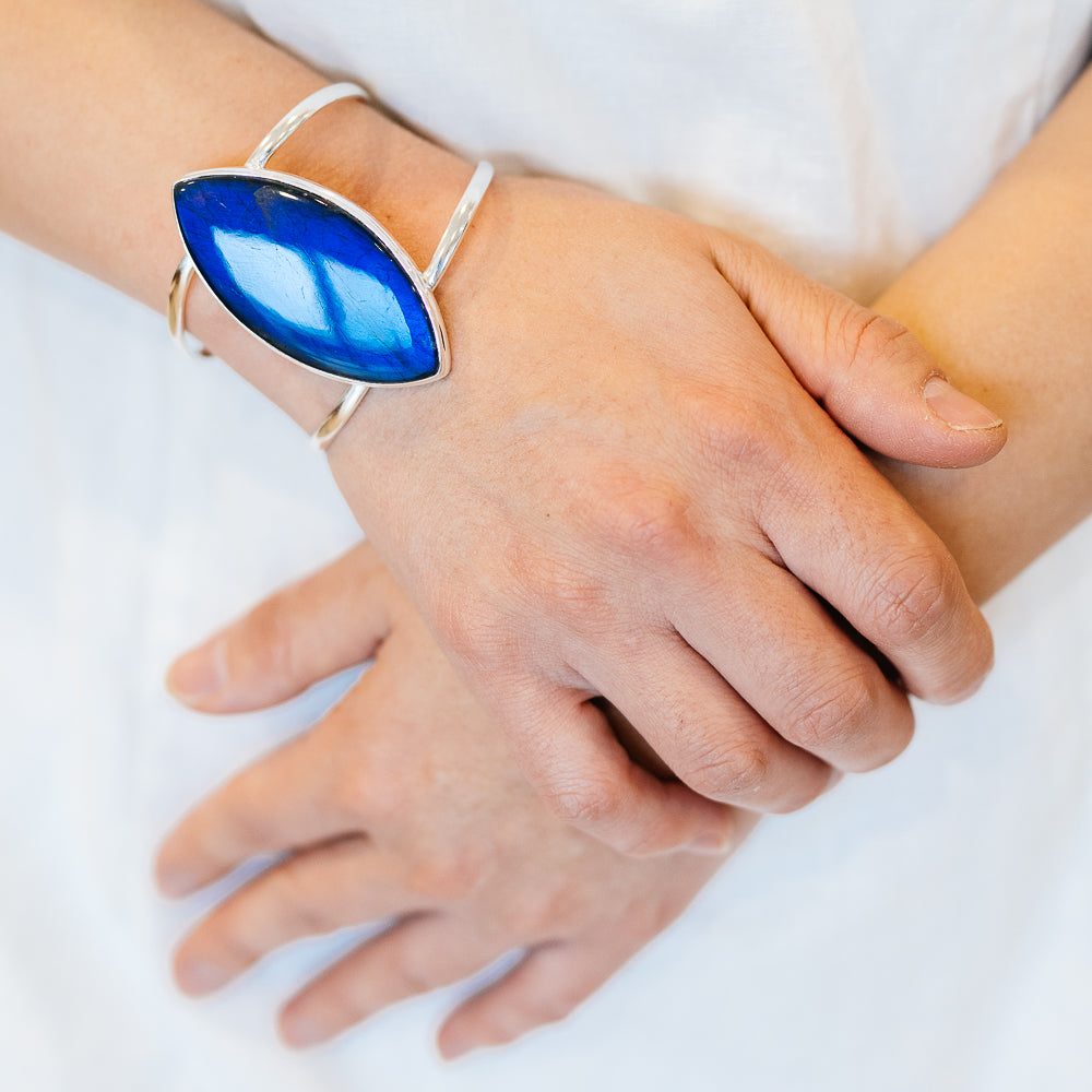 Labradorite Bracelets handcrafted by Anasilvercos - BR90166 - Photo 2