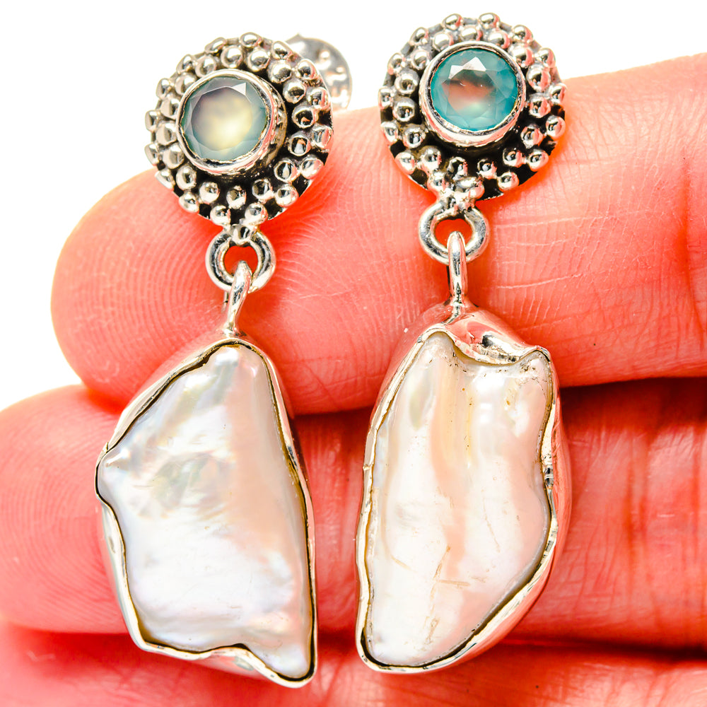 Labradorite Earrings handcrafted by Anasilvercos - EARR423582