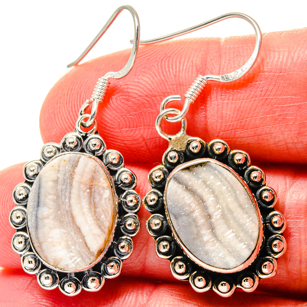 Desert Druzy Earrings handcrafted by Anasilvercos - EARR423591