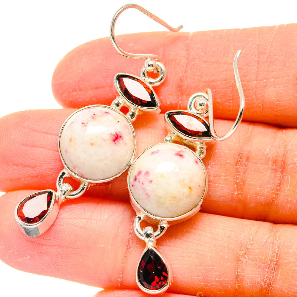 Cinnabar Earrings handcrafted by Anasilvercos - EARR423635