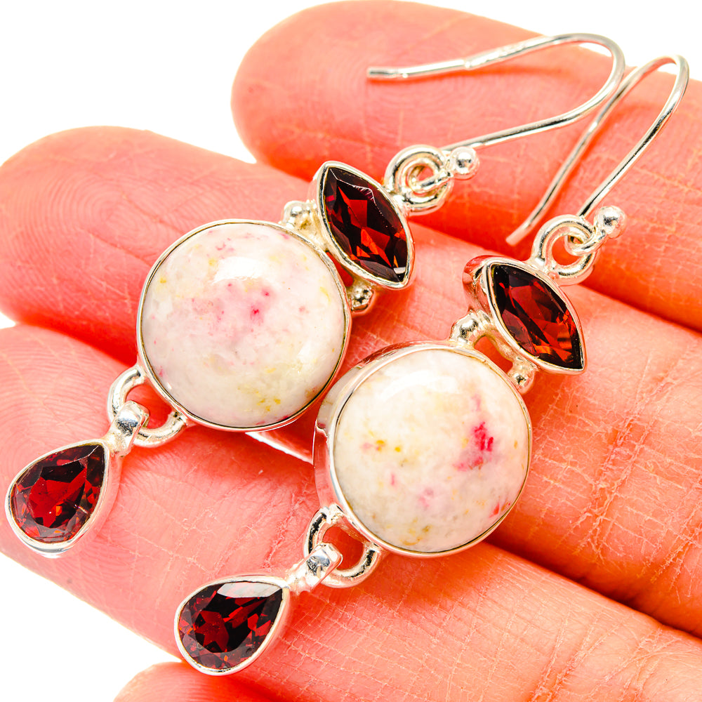 Cinnabar Earrings handcrafted by Anasilvercos - EARR423666