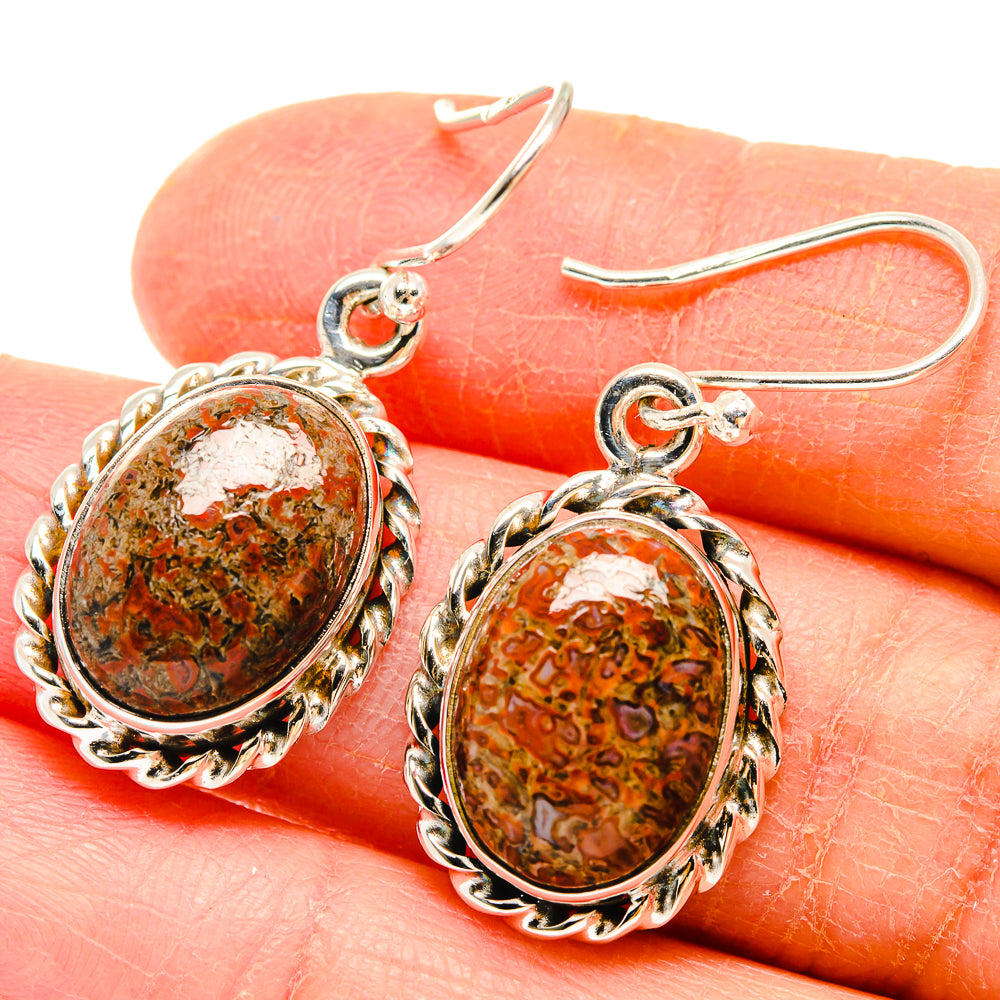 Dinosaur Bone Earrings handcrafted by Anasilvercos - EARR423672