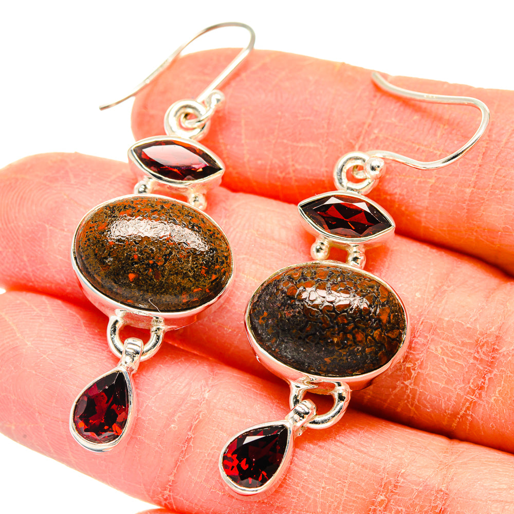 Dinosaur Bone Earrings handcrafted by Anasilvercos - EARR423704