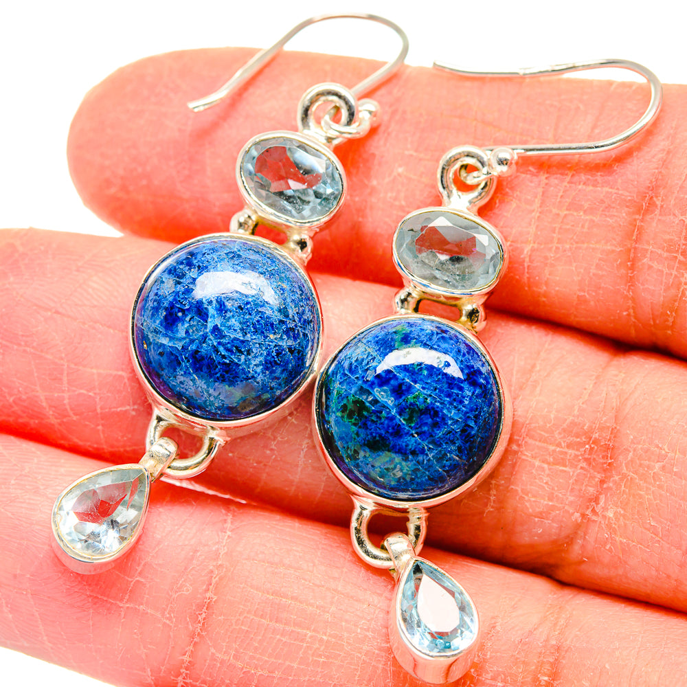 Sodalite Earrings handcrafted by Anasilvercos - EARR423742