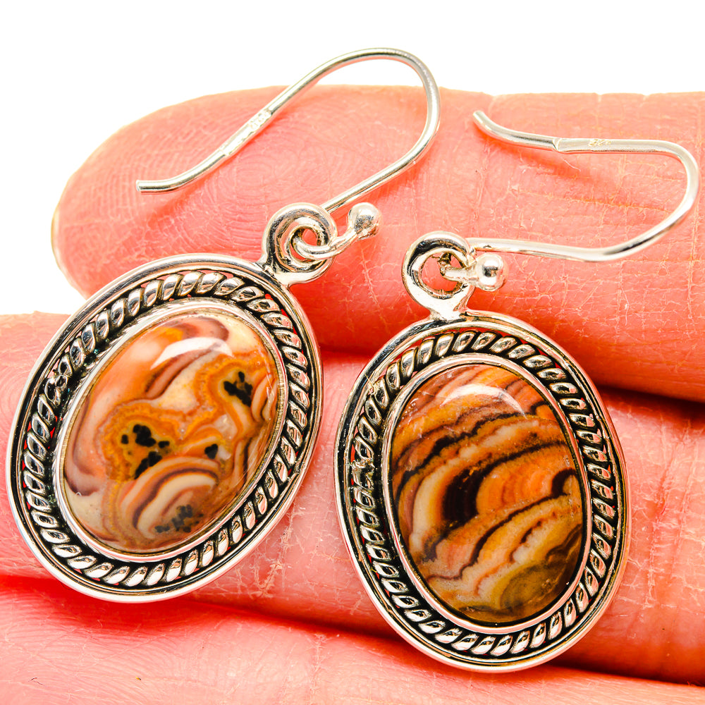 Mookaite Earrings handcrafted by Anasilvercos - EARR423748