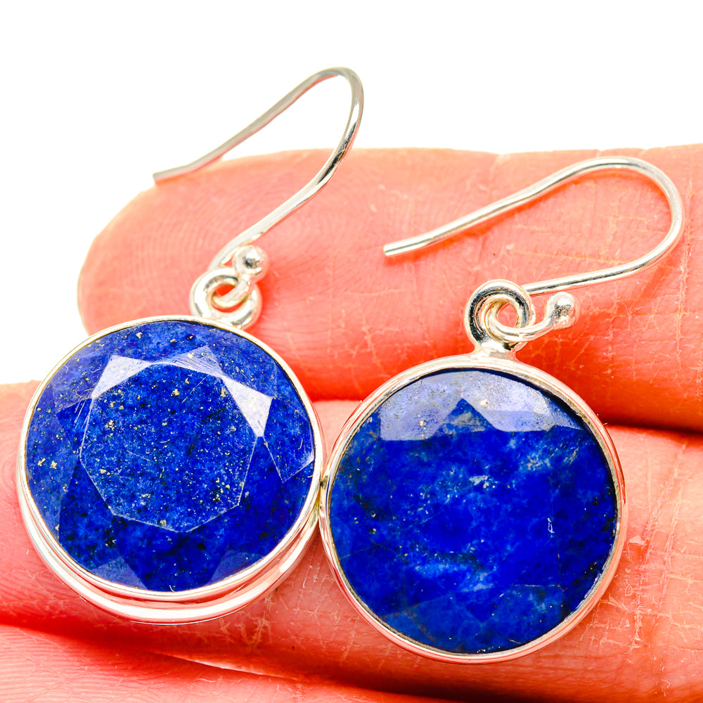 Lapis Lazuli Earrings handcrafted by Anasilvercos - EARR423759