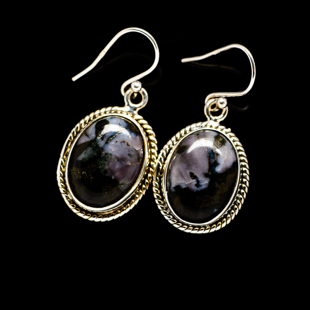 Gabbro Stone Earrings handcrafted by Anasilvercos - EARR392443