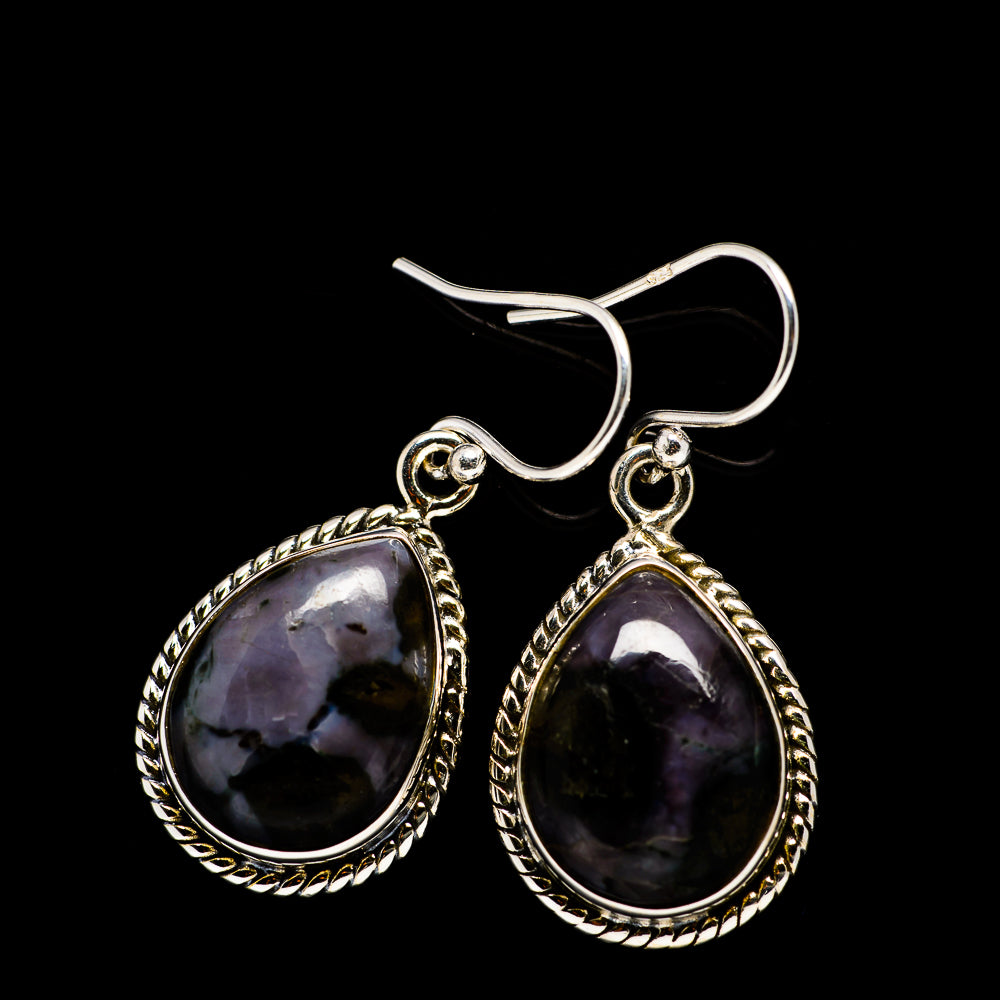 Gabbro Stone Earrings handcrafted by Anasilvercos - EARR392450