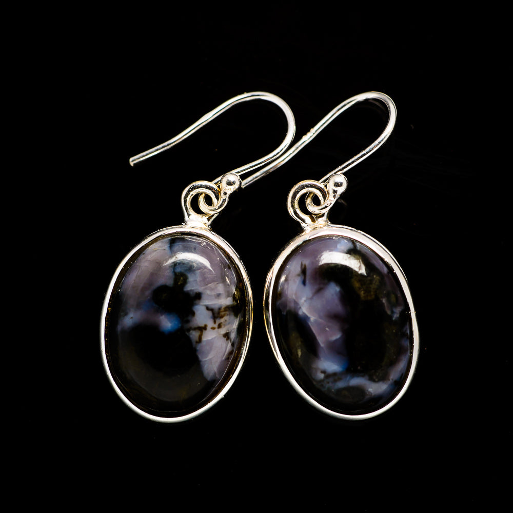 Gabbro Stone Earrings handcrafted by Anasilvercos - EARR392543
