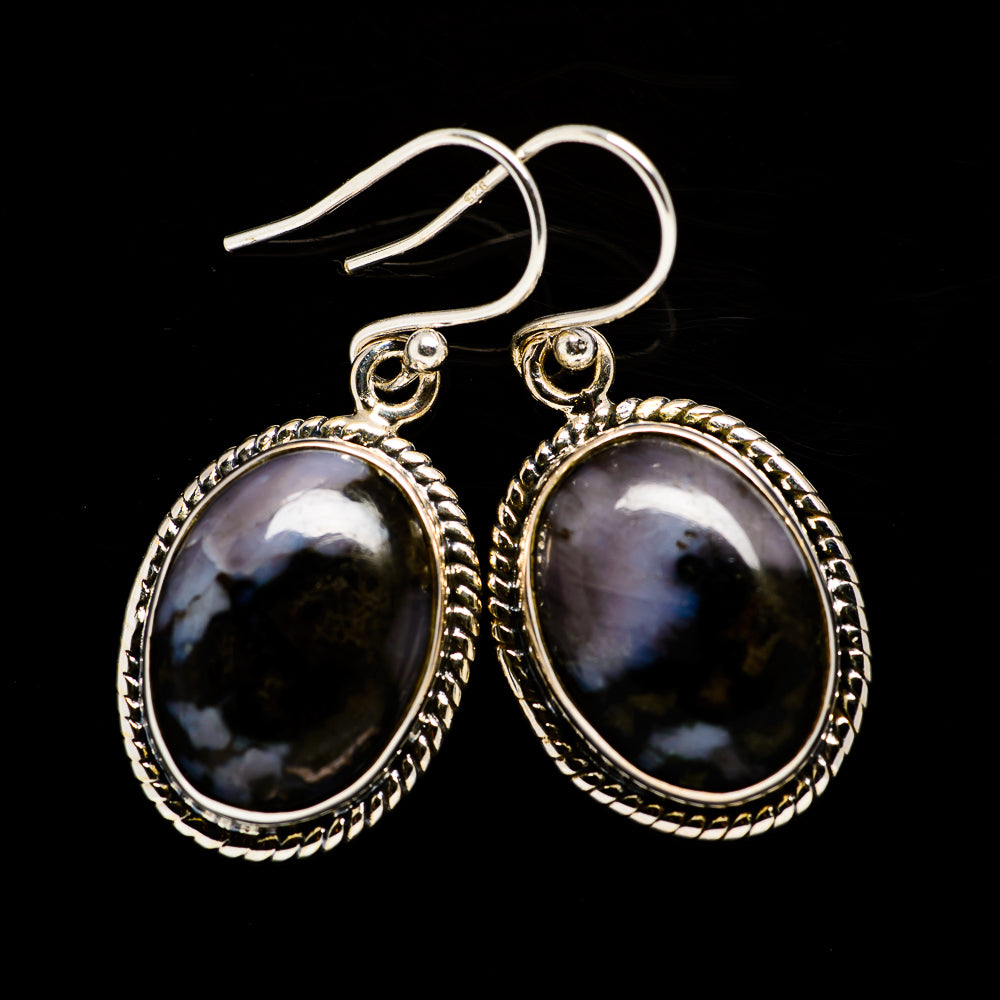Gabbro Stone Earrings handcrafted by Anasilvercos - EARR392565