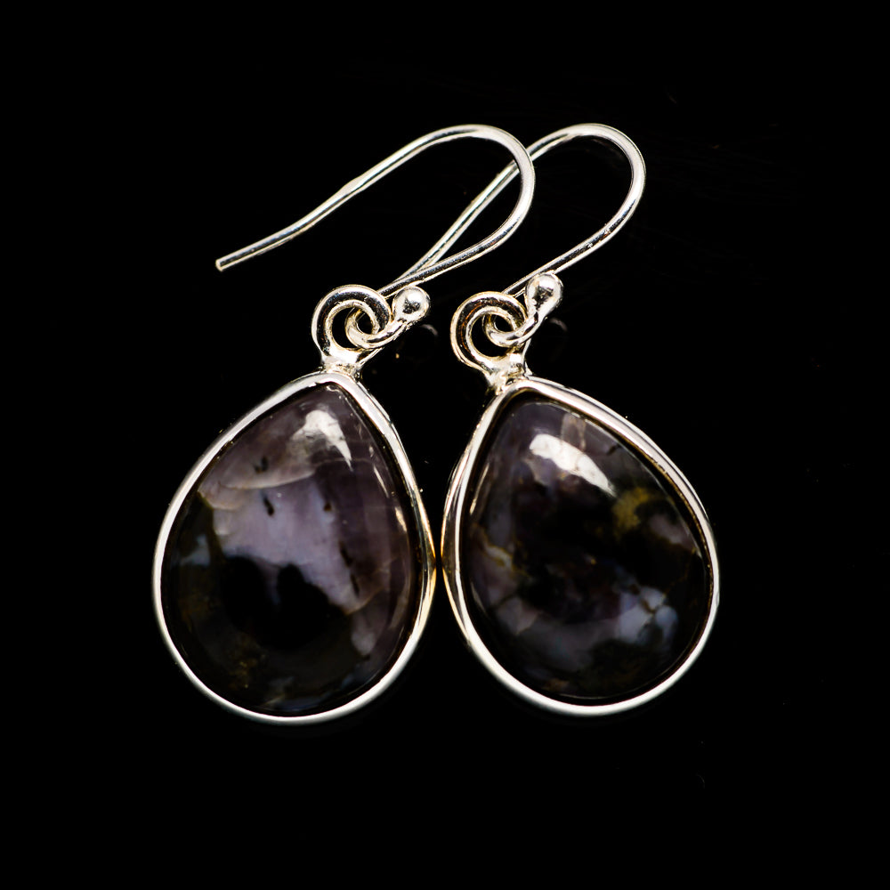 Gabbro Stone Earrings handcrafted by Anasilvercos - EARR392574