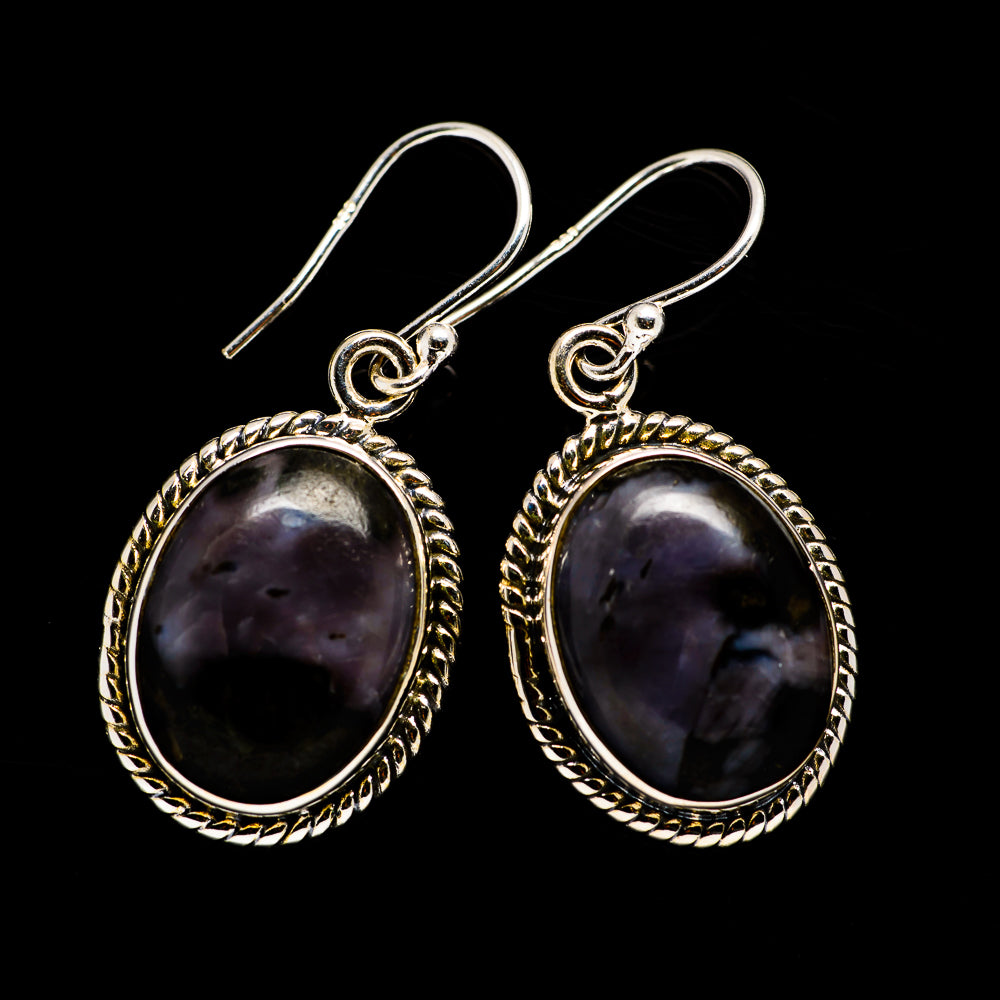 Gabbro Stone Earrings handcrafted by Anasilvercos - EARR392604