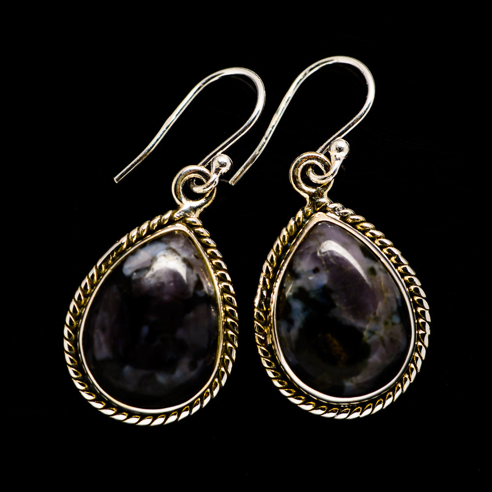 Gabbro Stone Earrings handcrafted by Anasilvercos - EARR392627