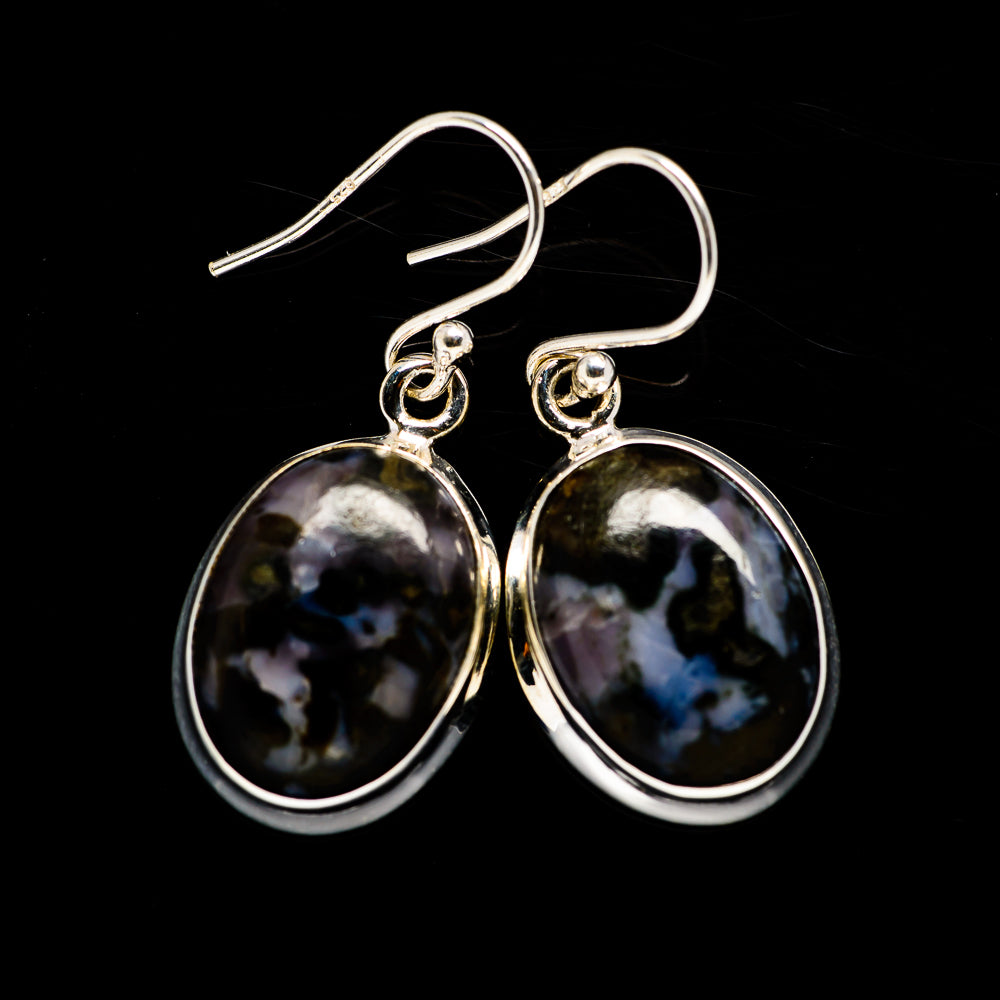 Gabbro Stone Earrings handcrafted by Anasilvercos - EARR392654