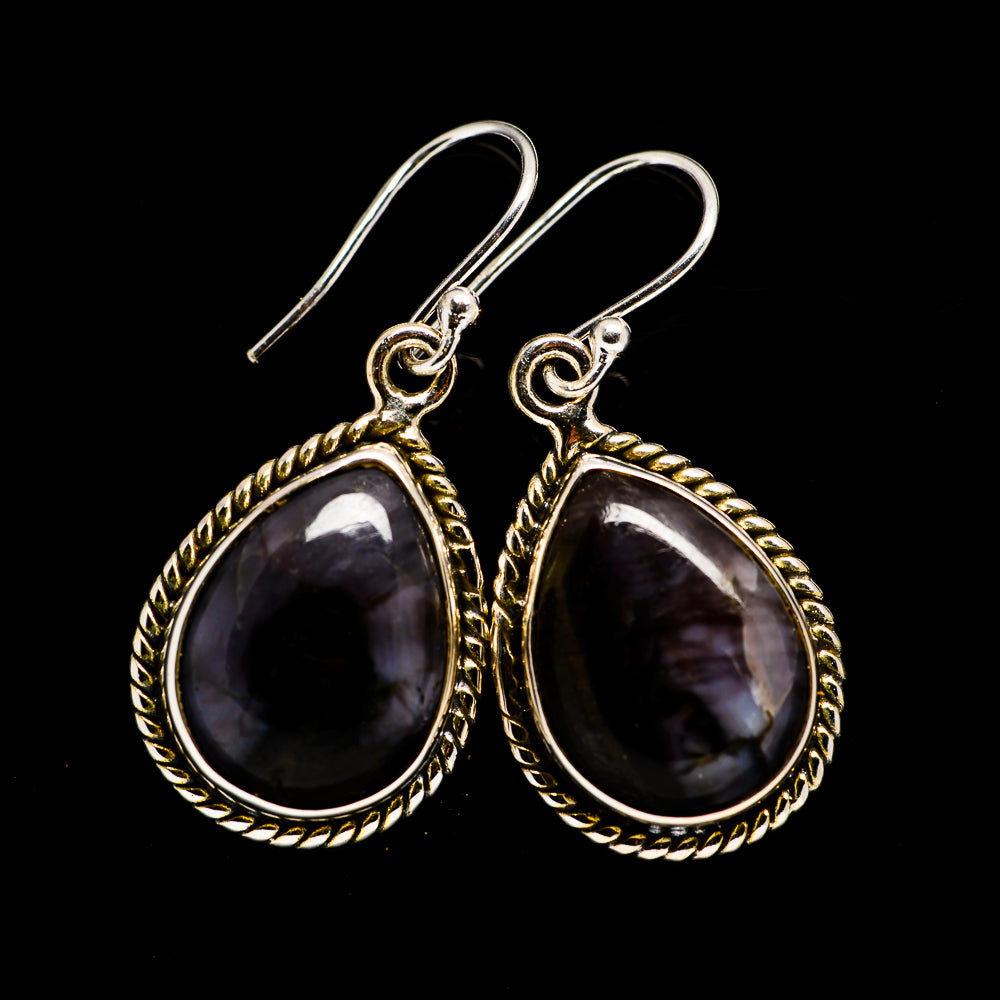 Gabbro Stone Earrings handcrafted by Anasilvercos - EARR392657