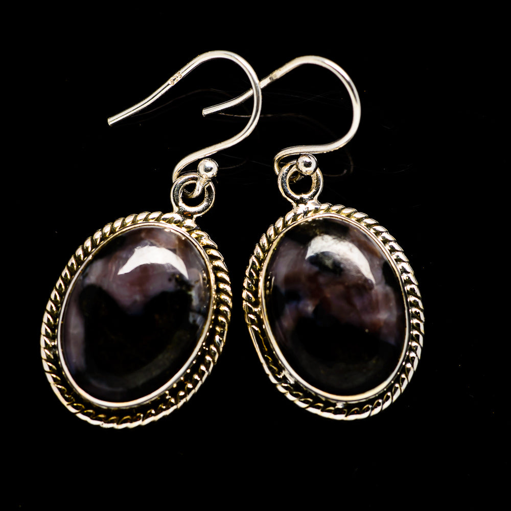 Gabbro Stone Earrings handcrafted by Anasilvercos - EARR392660