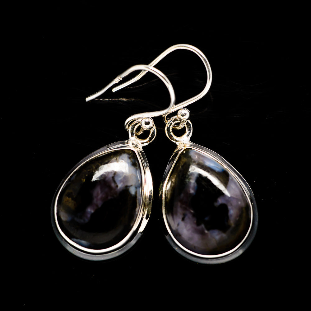 Gabbro Stone Earrings handcrafted by Anasilvercos - EARR392714