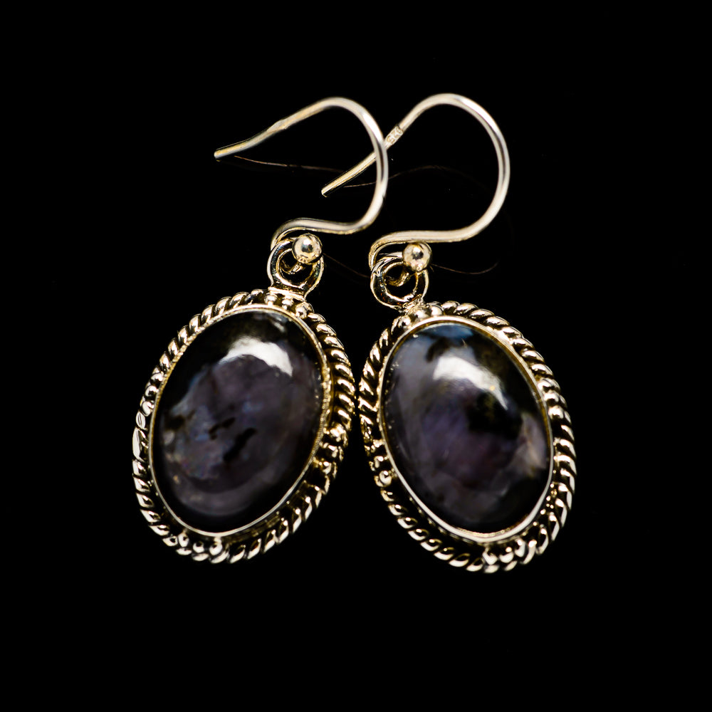 Gabbro Stone Earrings handcrafted by Anasilvercos - EARR393466