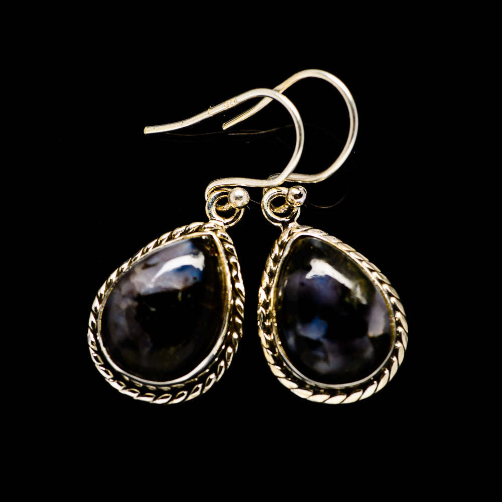 Gabbro Stone Earrings handcrafted by Anasilvercos - EARR393516