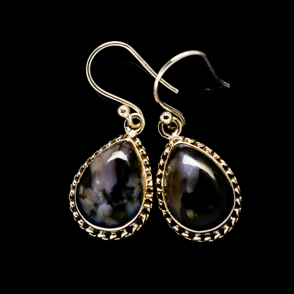 Gabbro Stone Earrings handcrafted by Anasilvercos - EARR393544