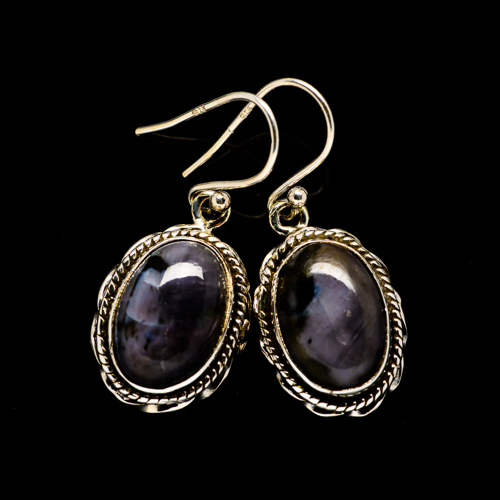Gabbro Stone Earrings handcrafted by Anasilvercos - EARR393606