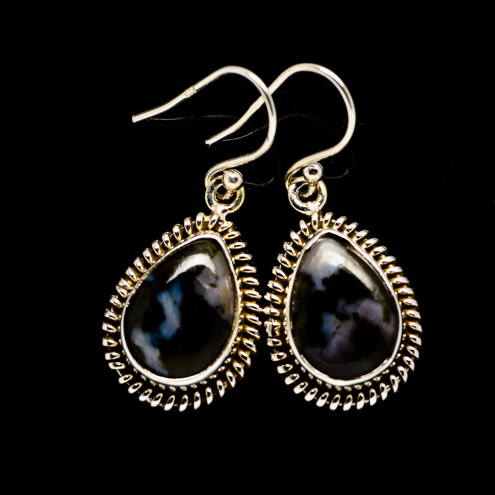 Gabbro Stone Earrings handcrafted by Anasilvercos - EARR393620