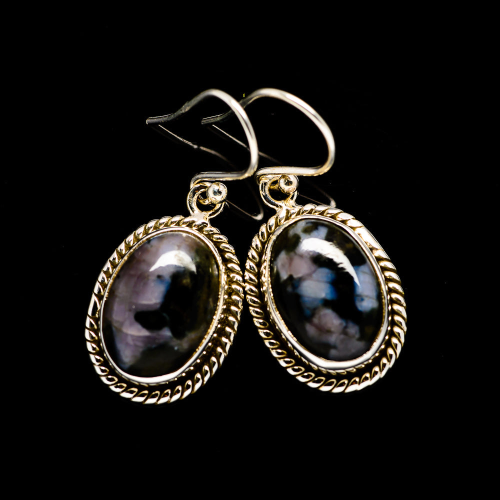 Gabbro Stone Earrings handcrafted by Anasilvercos - EARR393645