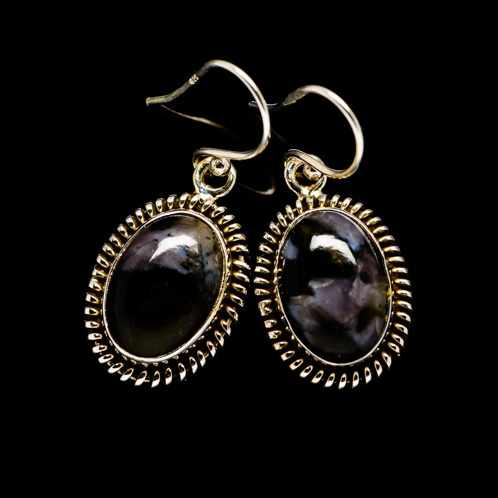 Gabbro Stone Earrings handcrafted by Anasilvercos - EARR393650