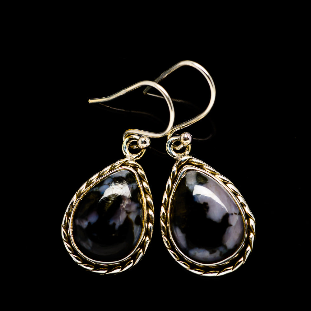 Gabbro Stone Earrings handcrafted by Anasilvercos - EARR393658
