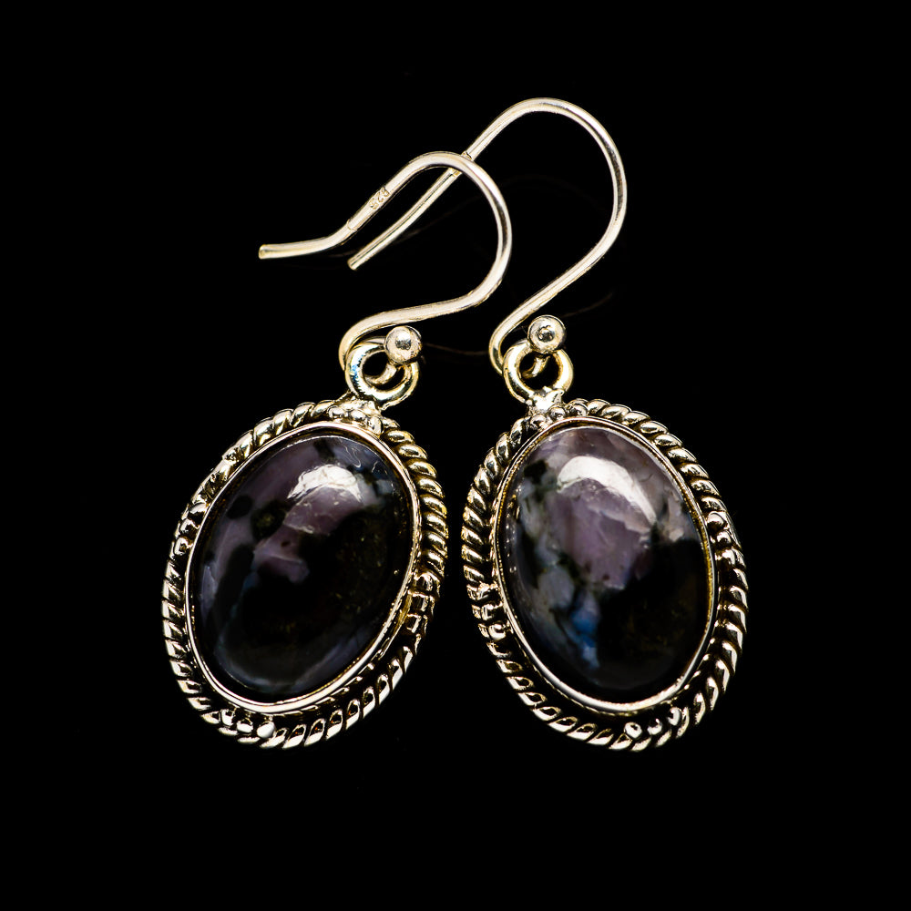 Gabbro Stone Earrings handcrafted by Anasilvercos - EARR393666