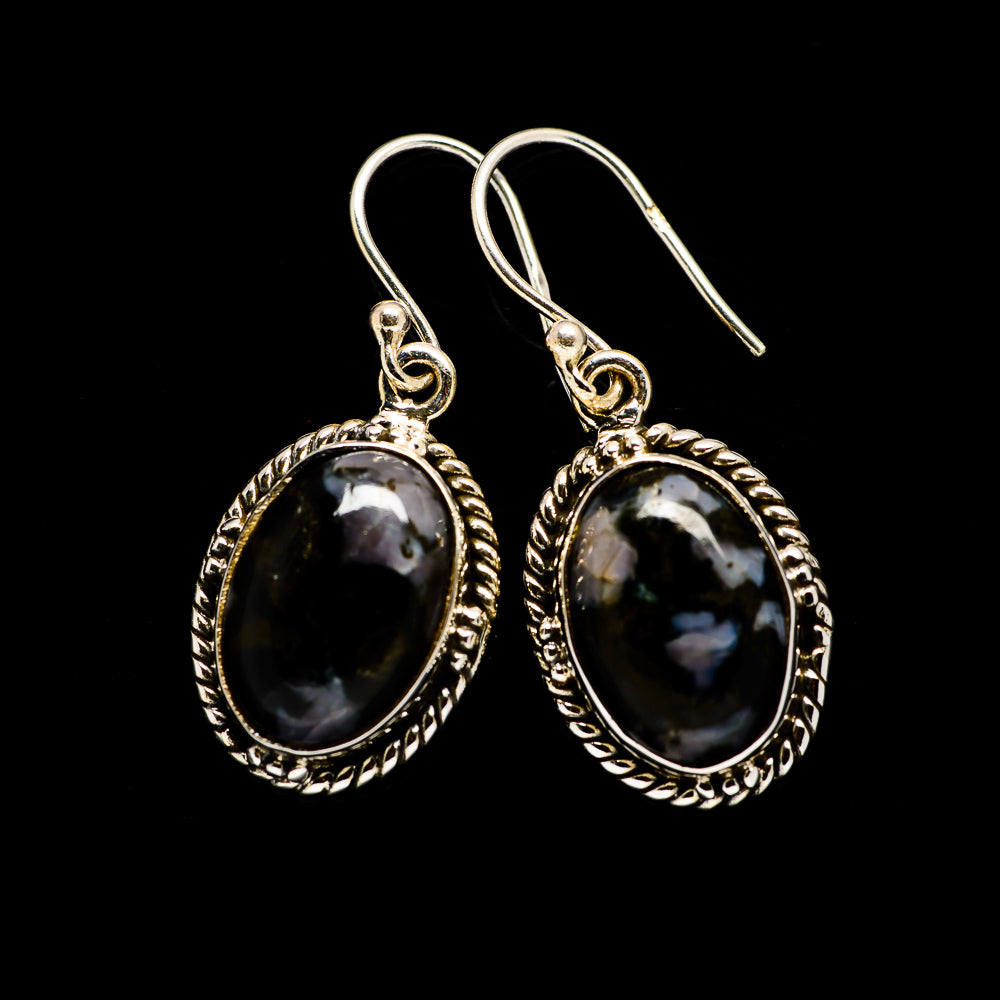 Gabbro Stone Earrings handcrafted by Anasilvercos - EARR393705