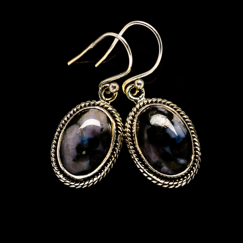 Gabbro Stone Earrings handcrafted by Anasilvercos - EARR393739
