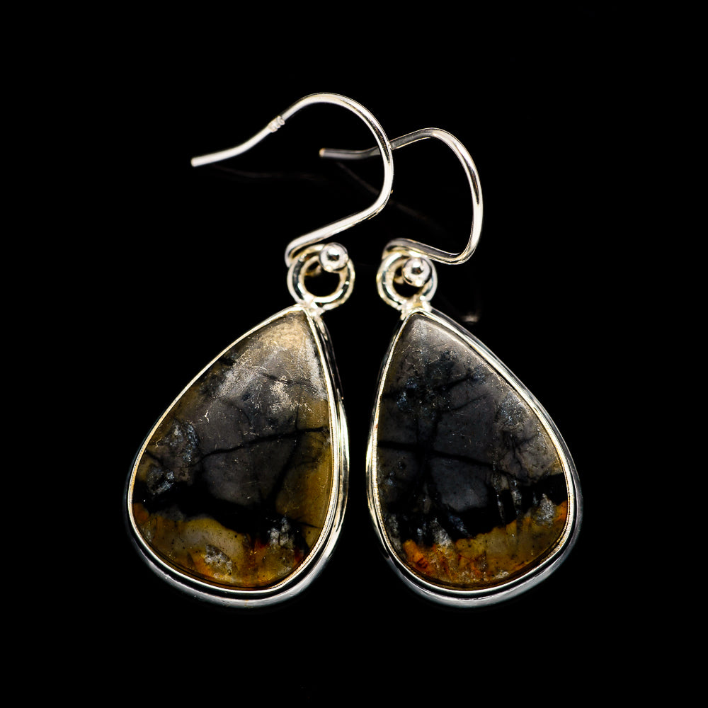Picasso Jasper Earrings handcrafted by Anasilvercos - EARR395124