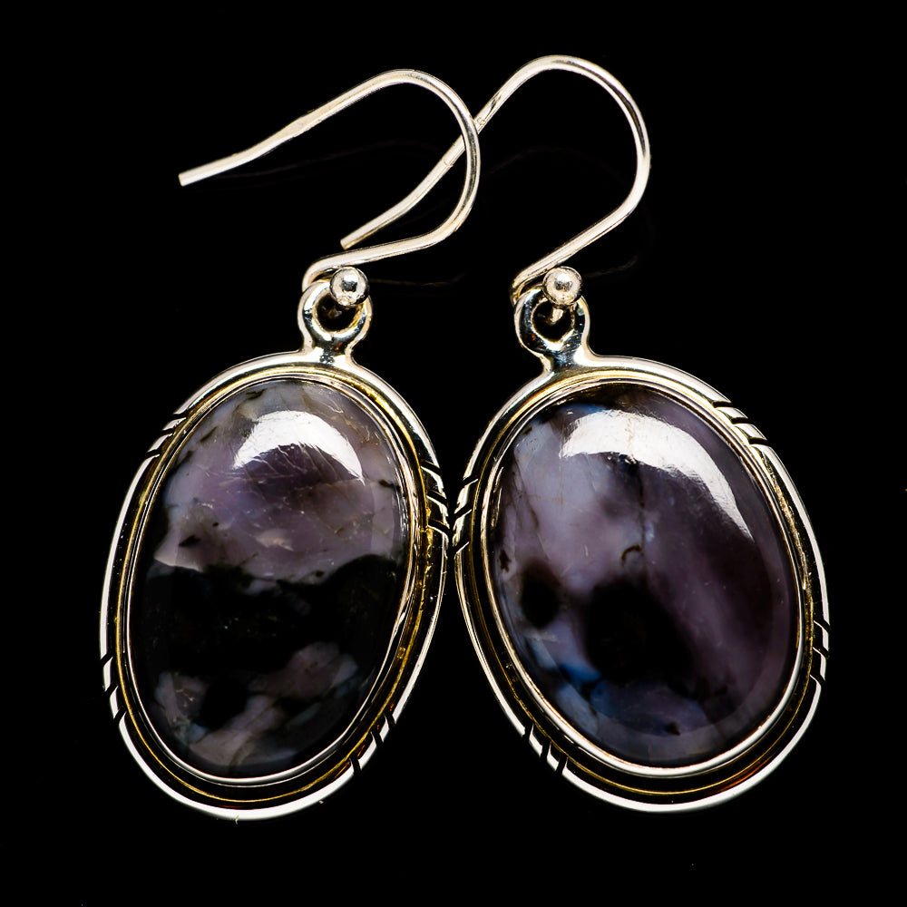 Gabbro Stone Earrings handcrafted by Anasilvercos - EARR395769