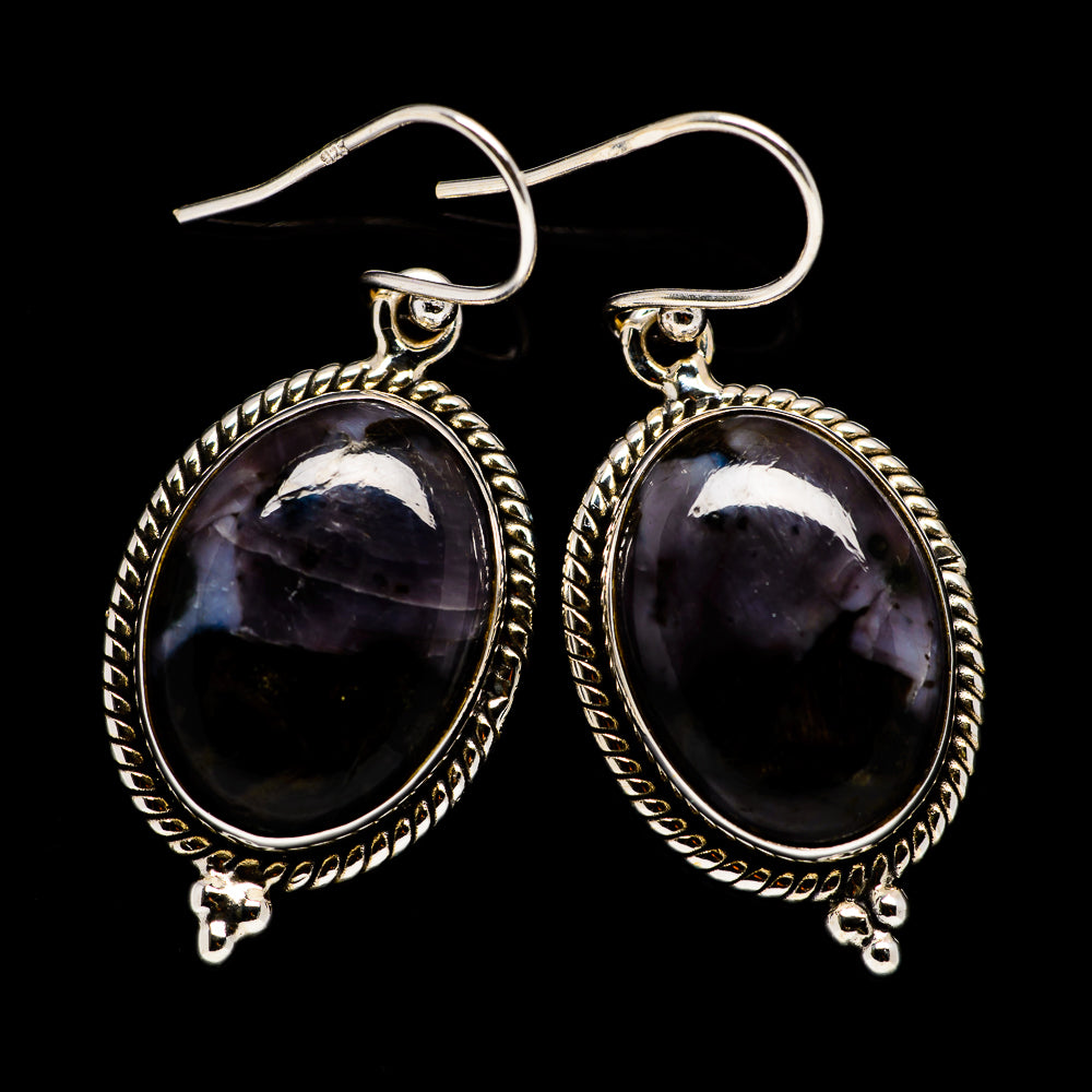 Gabbro Stone Earrings handcrafted by Anasilvercos - EARR395796