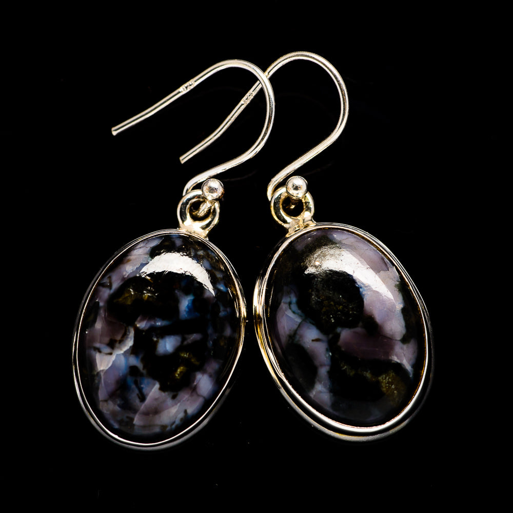 Gabbro Stone Earrings handcrafted by Anasilvercos - EARR397158