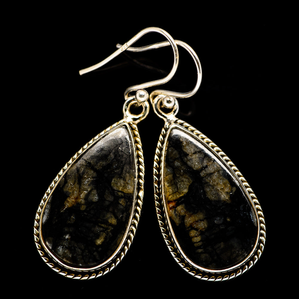 Picasso Jasper Earrings handcrafted by Anasilvercos - EARR397552