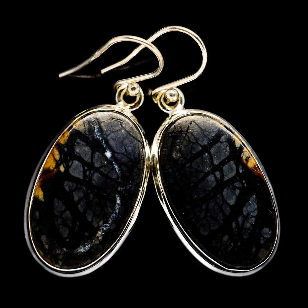 Picasso Jasper Earrings handcrafted by Anasilvercos - EARR397567
