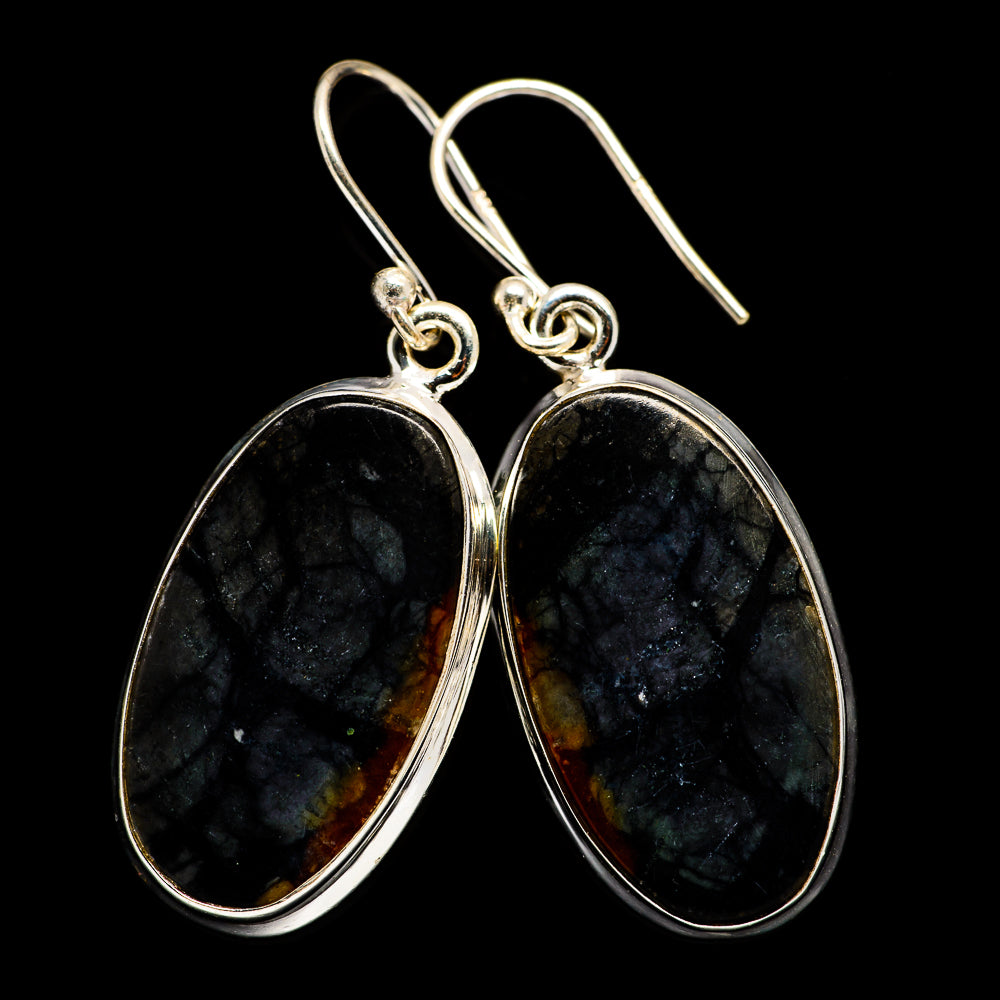 Picasso Jasper Earrings handcrafted by Anasilvercos - EARR397674