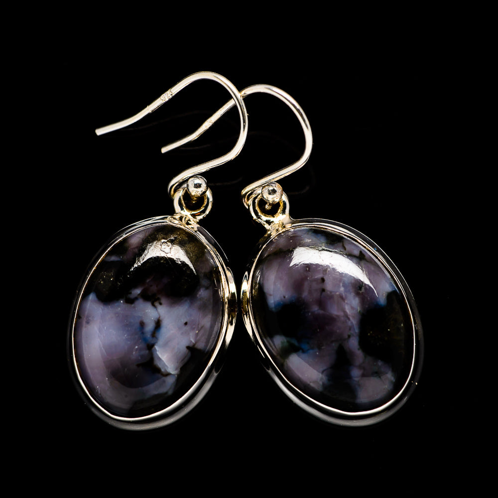 Gabbro Stone Earrings handcrafted by Anasilvercos - EARR399248