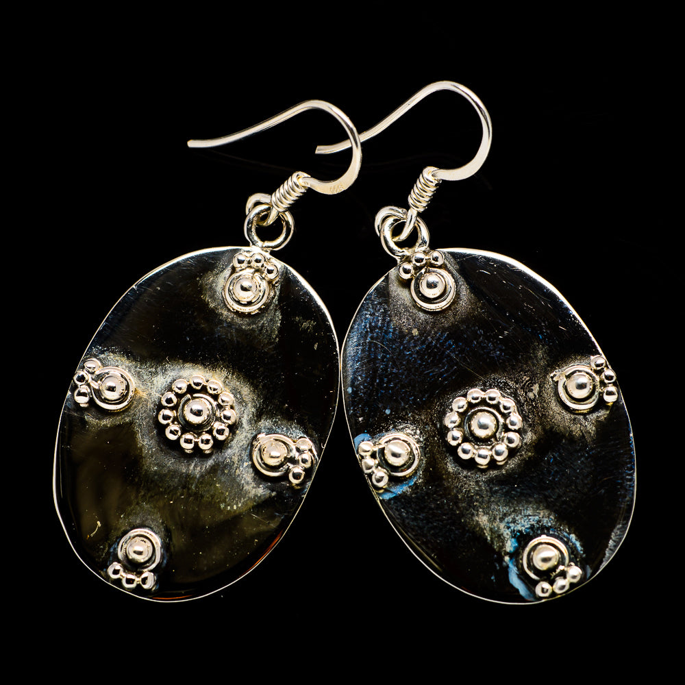 Floral Pattern Earrings handcrafted by Anasilvercos - EARR400376